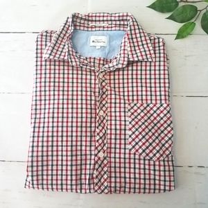 Ben Sherman Men's Short-Sleeve Shirt Size Large